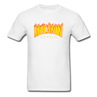 MELANIN POPPIN FIRE - white