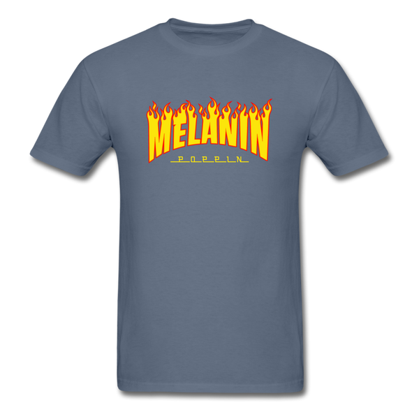 MELANIN POPPIN FIRE - denim