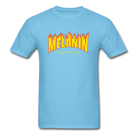 MELANIN POPPIN FIRE - aquatic blue