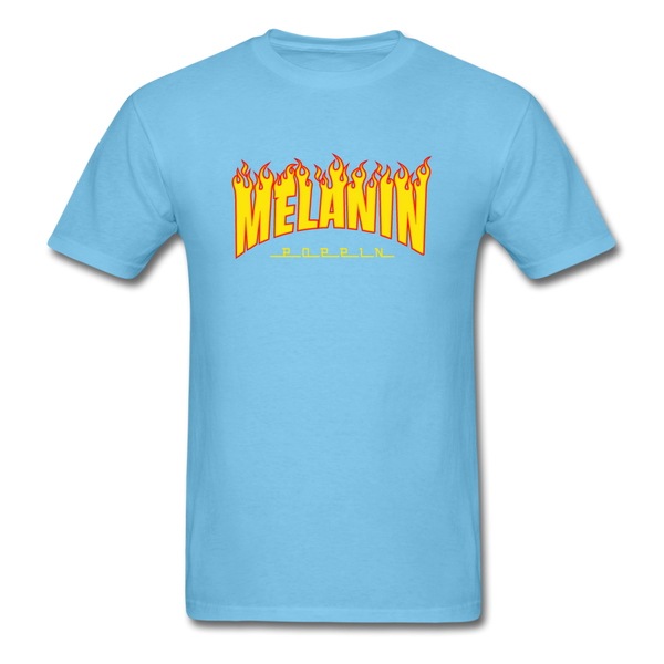 MELANIN POPPIN FIRE - aquatic blue