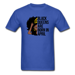 Black Queen - royal blue