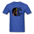 Black Queen - royal blue