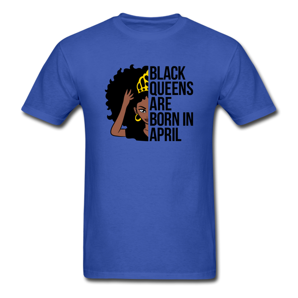 Black Queen - royal blue