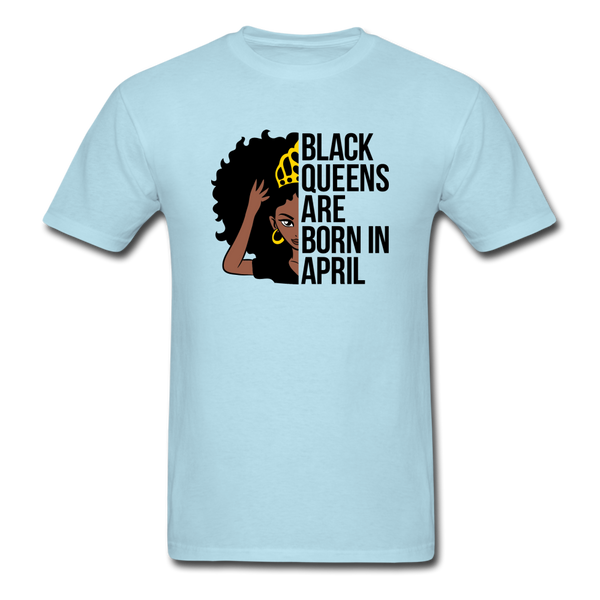 Black Queen - powder blue