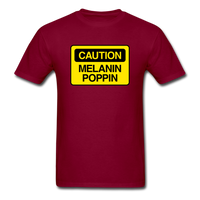 Caution - burgundy