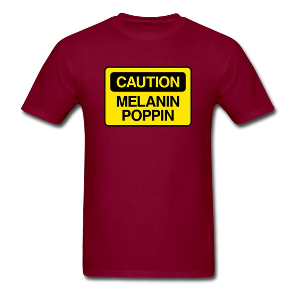 Caution - burgundy