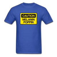 Caution - royal blue