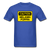 Caution - royal blue
