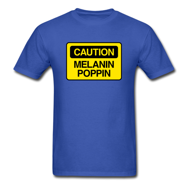 Caution - royal blue