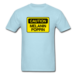 Caution - powder blue