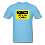 Caution - aquatic blue