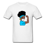 NURSE AFRO WOMAN - white