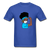 NURSE AFRO WOMAN - royal blue