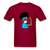 NURSE AFRO WOMAN - dark red