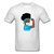 NURSE AFRO WOMAN - light heather gray