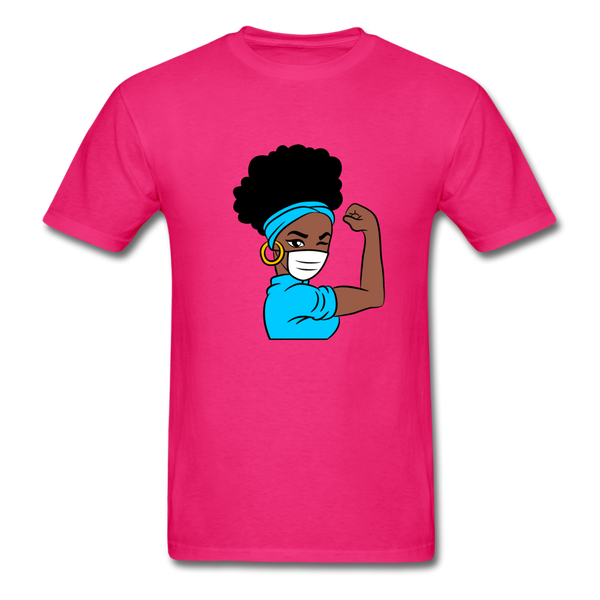 NURSE AFRO WOMAN - fuchsia