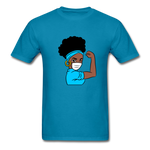 NURSE AFRO WOMAN - turquoise