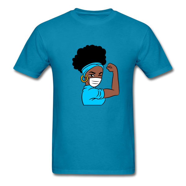 NURSE AFRO WOMAN - turquoise