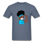 NURSE AFRO WOMAN - denim