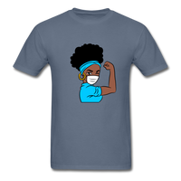 NURSE AFRO WOMAN - denim