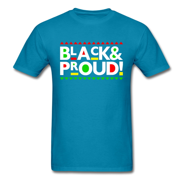 Black & Prroud - turquoise