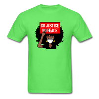 NO JUSTICE NO PEACE AFRO WOMAN - kiwi