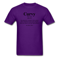 Curvy Definition - purple