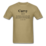 Curvy Definition - khaki