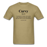 Curvy Definition - khaki