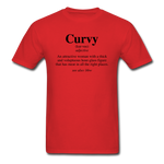 Curvy Definition - red