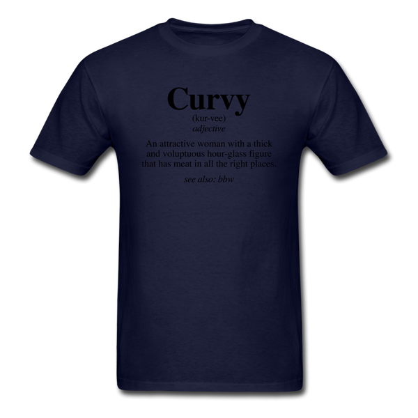 Curvy Definition - navy