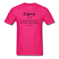 Curvy Definition - fuchsia