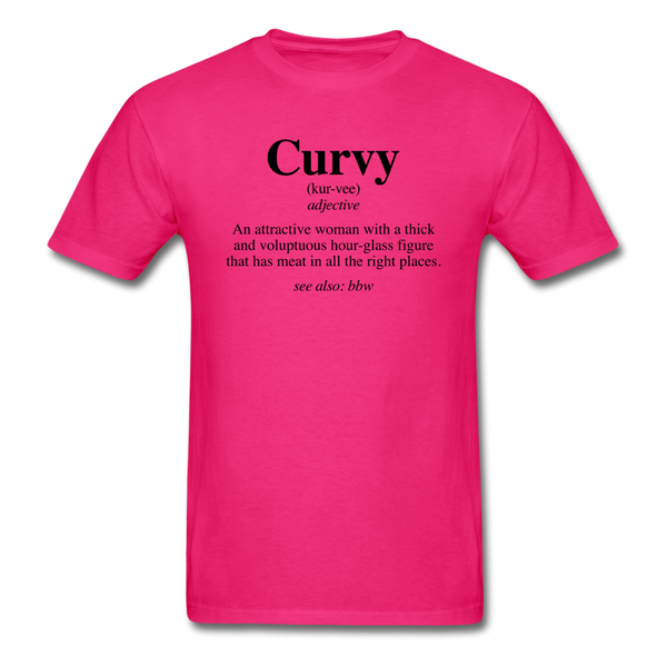 Curvy Definition - fuchsia