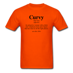 Curvy Definition - orange