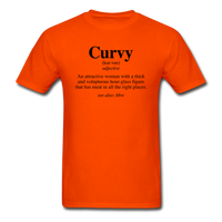 Curvy Definition - orange