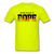Being Black Is Dope Flame - safety green