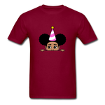 BIRTHDAY GIRL - burgundy