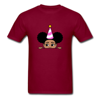 BIRTHDAY GIRL - burgundy