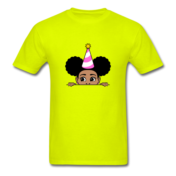 BIRTHDAY GIRL - safety green