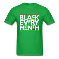 Black Every Month - bright green