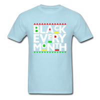 Black Every Month - powder blue