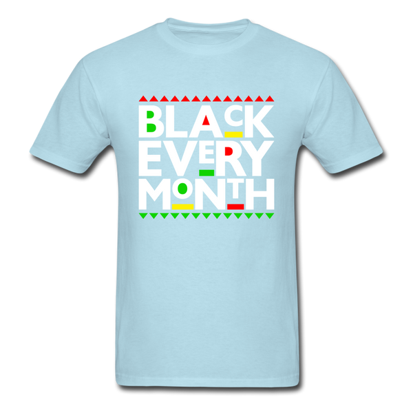 Black Every Month - powder blue