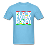 Black Every Month - aquatic blue