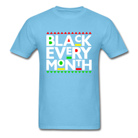 Black Every Month - aquatic blue