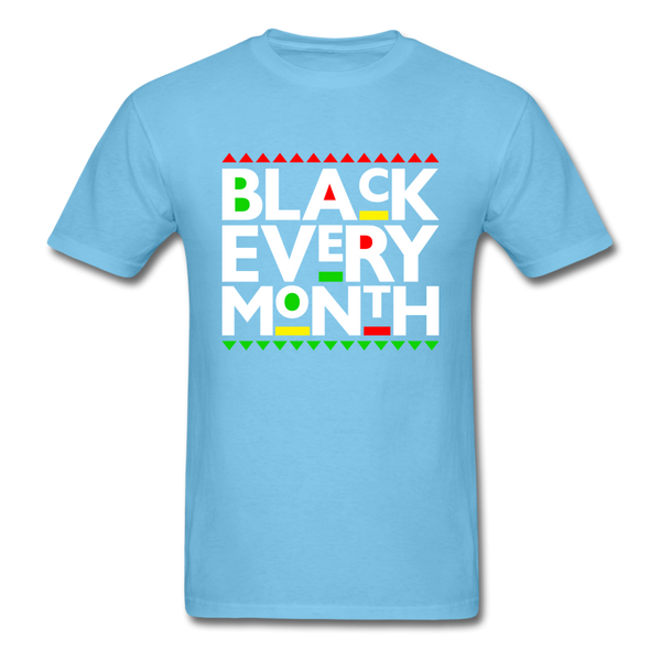 Black Every Month - aquatic blue