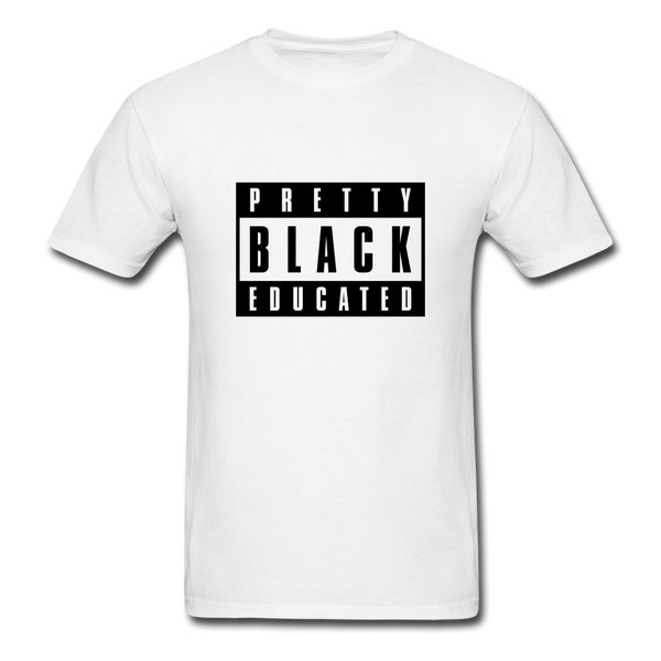 PRETTY BLACK EDUCATED - white
