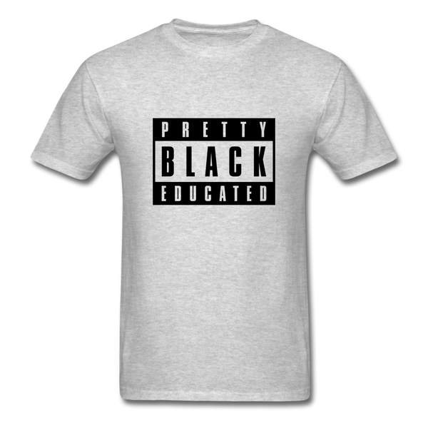 PRETTY BLACK EDUCATED - heather gray