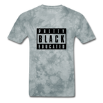 PRETTY BLACK EDUCATED - grey tie dye