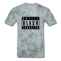 PRETTY BLACK EDUCATED - grey tie dye