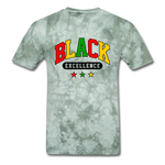 Black Excellence - military green tie dye